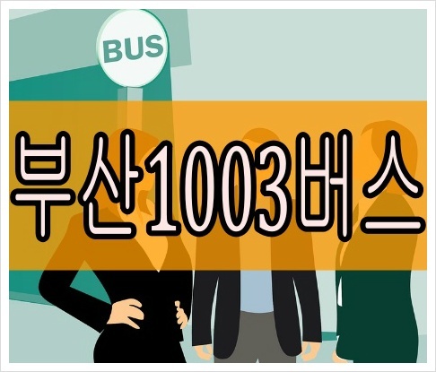부산1003번버스 [최신] 교리차고지 부산대학교