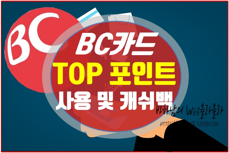 BC TOP 포인트 사용 및 전환, 캐쉬백 방법