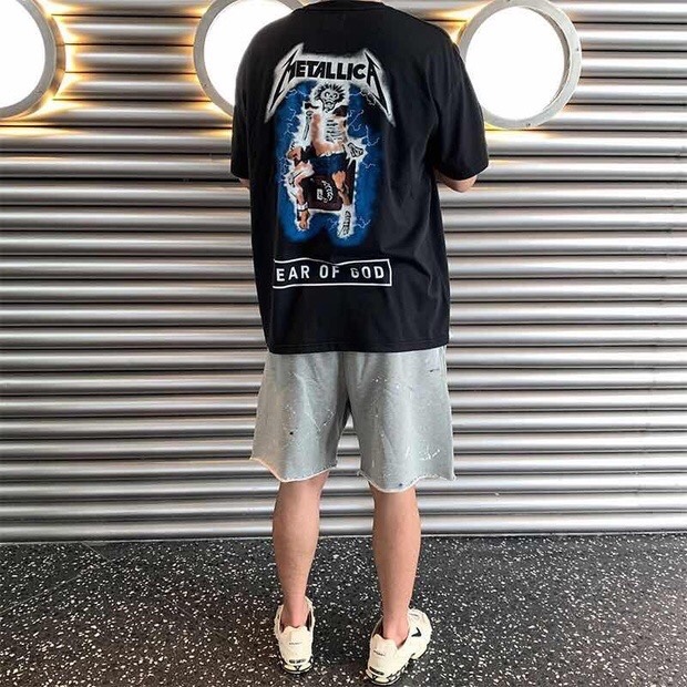 [FEAR OF GOD] 피어오브갓 빈티지 메탈밴드 METAL BAND 반팔 티셔츠