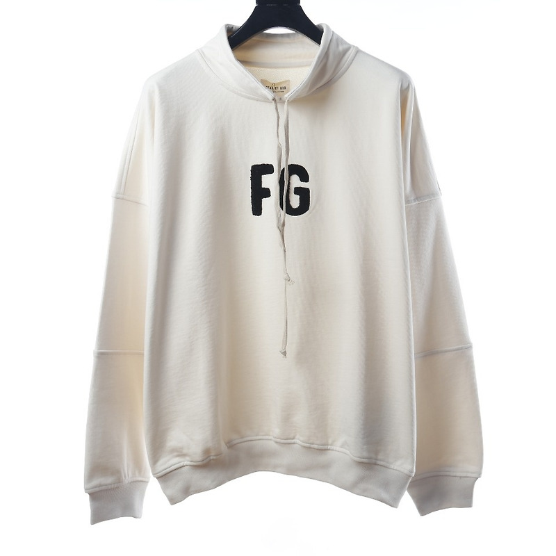 [FEAR OF GOD] 피어오브갓 6TH 풀 오버 FG 로고 스웨트 셔츠 후드 티셔츠