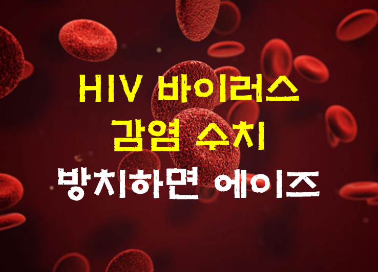 hiv 바이러스 증상 감염 수치 높으면 에이즈
