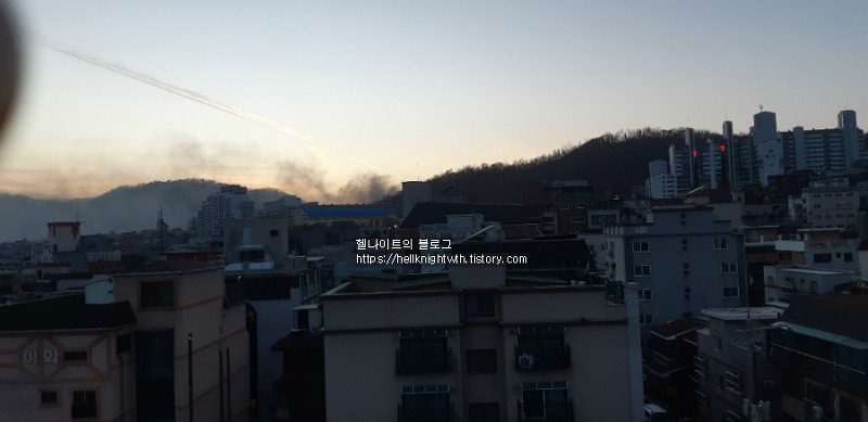 [뉴스,속보]은평구 연신내 서오릉 용두동 인근 화재 정황 사진 실황