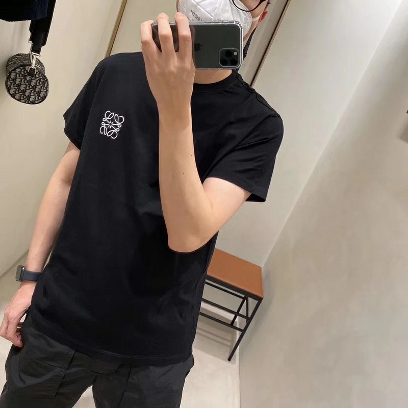 [LOEWE] 로에베 아나그램 블랙 반팔 티셔츠 H6109230CR