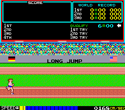 올림픽 / 하이퍼 올림픽 /  Track & Field (c) 1983 Konami.