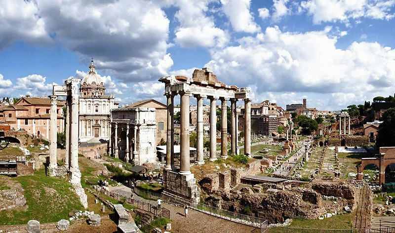 로마 성당 붕괴~! 유명한 관광지 포로로마노의 중심, 로마여행 금지?