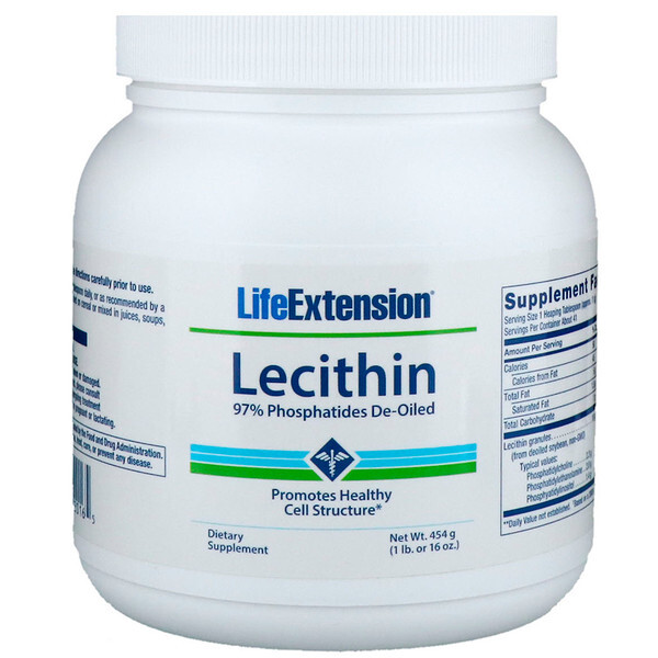 아이허브 콜레스테롤개선 뇌건강 간건강 남성건강 추천 Life Extension, 레시틴, 16 온즈 (454 g) 후기와 정보