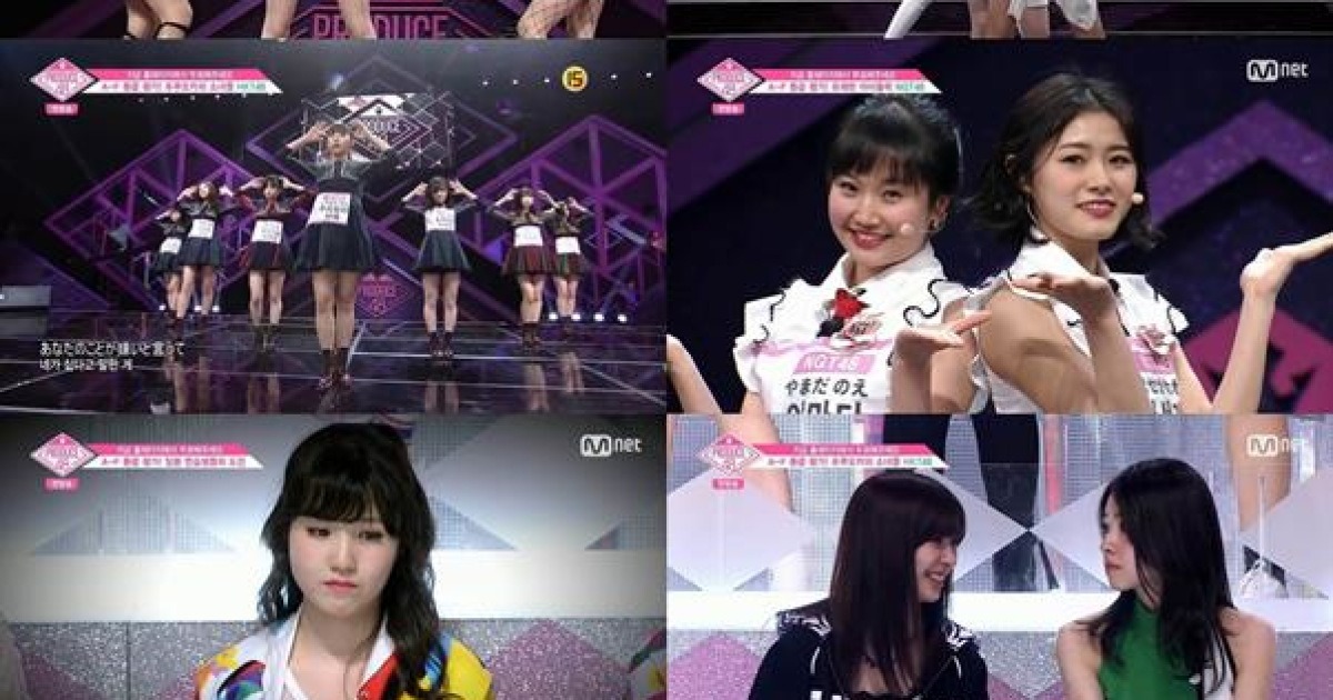 '프로듀스48' 첫 순위 발표, 日 미야와키 사쿠라 1위-스타쉽 안유진 2위
