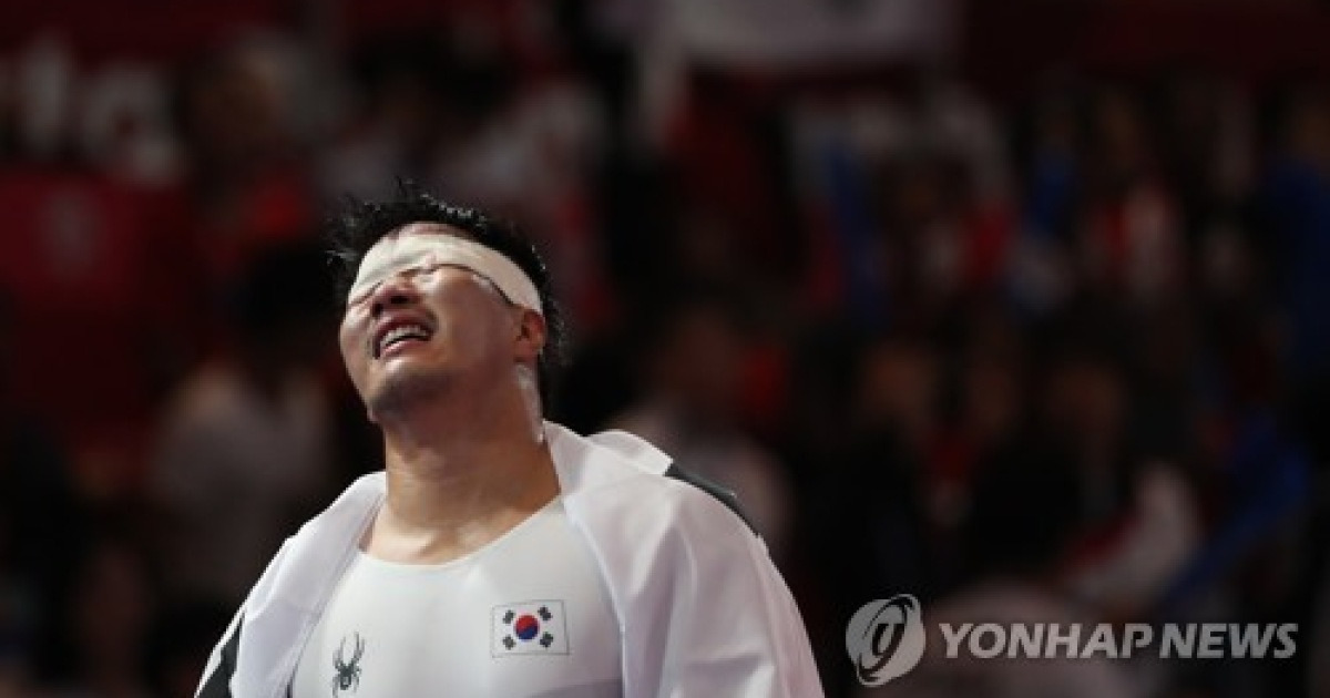 -아시안게임- 레슬링 조효철, 붕대투혼..그레코로만형 97kg급 금메달(종합)