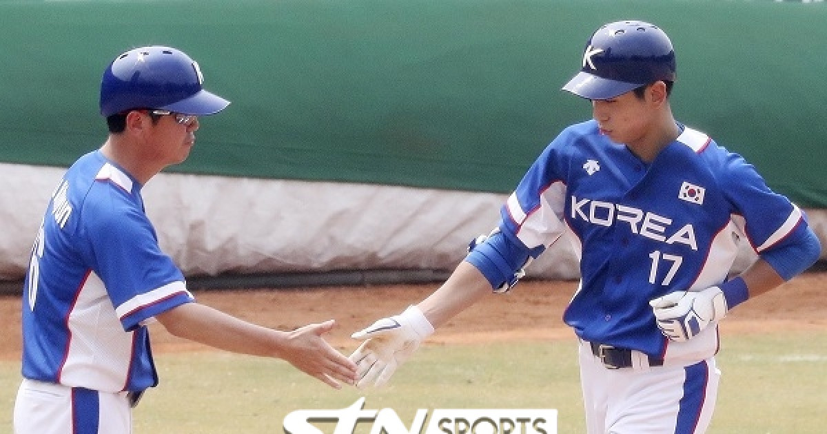 [자카르타AG] '9회 4홈런' 한국, 홍콩에 21-3승..슈퍼라운드 진출