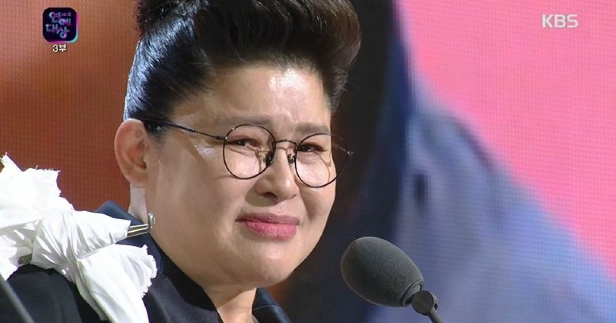KBS 연예대상 최초 여성 대상 이영자의 감동 수상소감