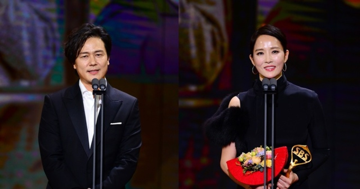 'SBS 연기대상' 감우성·김선아 대상..'황후의품격' 최우수상 휩쓸어(종합)