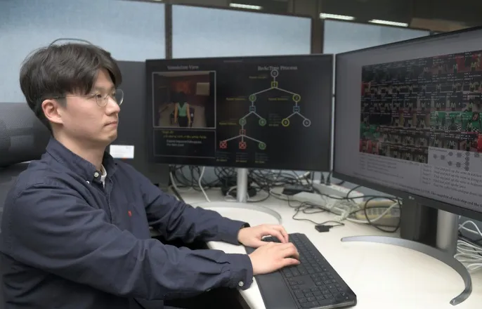 노란 수영복에 섹시한 몸매 어필하는 존예 처자