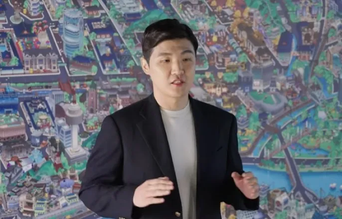 노란 수영복에 섹시한 몸매 어필하는 존예 처자