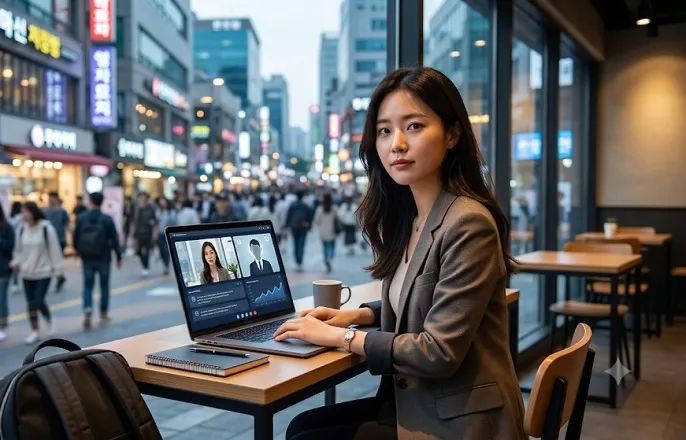 노란 수영복에 섹시한 몸매 어필하는 존예 처자