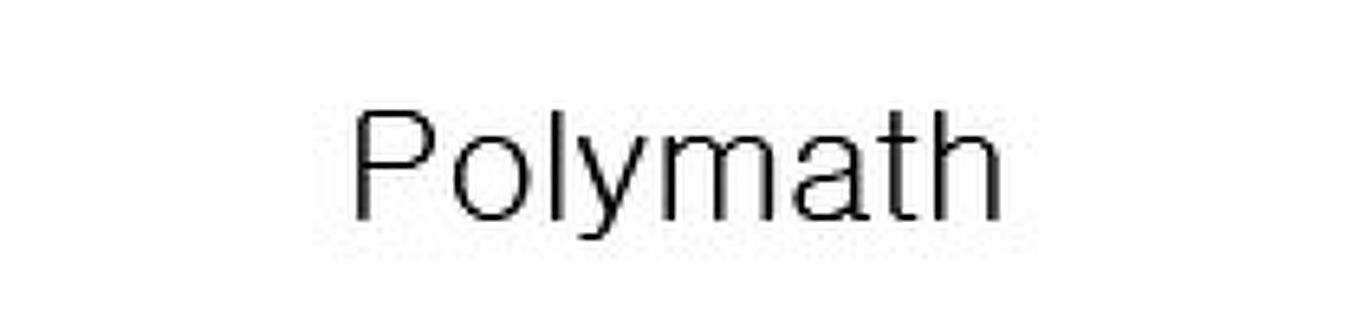 Polymath...