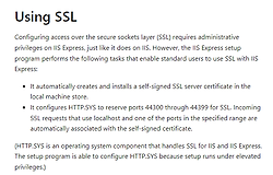 [IIS Express]  SSL 테스트용 포트