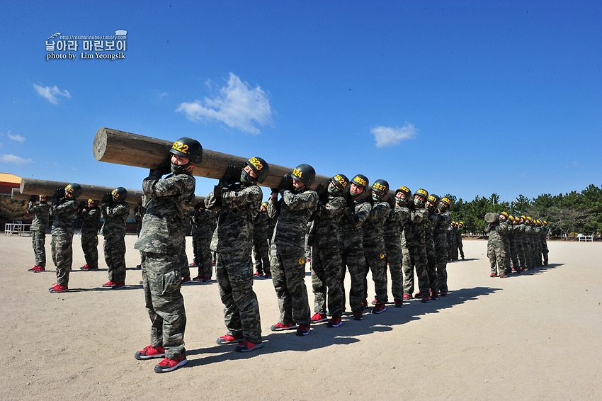 신병 1244기 3교육대 3주차 - 목봉체조 및 전투..