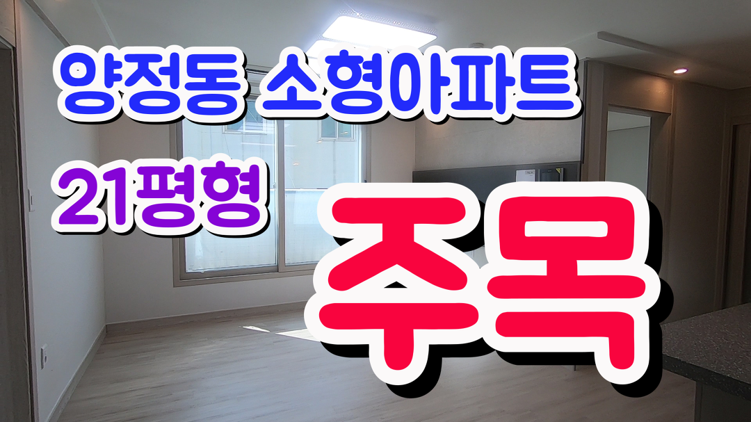 교통이 좋아 참 좋은 양정 역세권 부산소형아파트 벽송수피아 2차 분양 B타입 - kakaoTV 교통이 좋아 참 좋은 양정 역세권 부산소형아파트... 