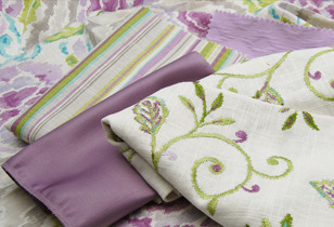 Greenhouse design purple fabrics