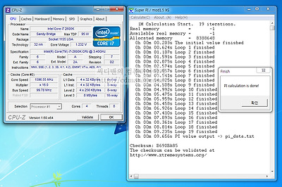 i7-3770K i7-2600K 비교, 비교, 벤치마크, 아이비브릿지, 샌디브릿지, 센디브릿지, Ivy Bridge, Sandy Bridge, i7-3770K, 오버클러킹, ES, CPU-Z, 공냉, 5.4Ghz, 7Ghz, ASUS SABERTOOTH Z77, A/S, 오버, QC45 ES, 3.5Ghz, i7-2600K, 소음, 전압, 효율, 전력측정, i7-3770K ES, HD4000, HD 4000, HD3000, HD 3000, 4Core 8-Way Multitask Processing, DZ77GA-70K, 인텔, 메인보드, 아수스, CPU, i7-3770K i7-2600K 비교를 해 보았습니다. ES버전을 미리 받아서 써보고 몇가지를 테스트 해 보았습니다. 사실 i7-2700K와 비교를 해야하는데 약간 클럭은 낮지만 i7-3770K 와 i7-2600K 를 비교한것을 감안하고 봐주세요. 엔지니어링 샘플에서는 TDP가 77W로 공개가 되었지만 현재 정식패키지에는 TDP 95W로 변경이 되었습니다. TDP는 물론 열설계전력일 뿐이고 실제로는 메인보드도 발전하고 공정도 더 정밀해졌기 때문에 전력소모량이 크게 줄었습니다.