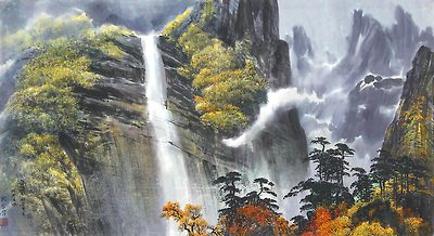 금강산비봉폭포