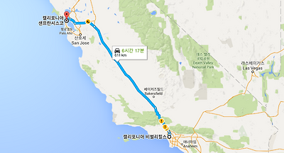 미국 샌프란시스코 지도(롬바드,부에나비스타,케이블카,블루바틀커피,나파밸리 와인트레인,실리콘밸리)