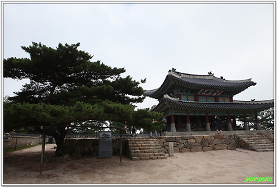 남한산성 장대 중 현존하는 수어장대의 위용