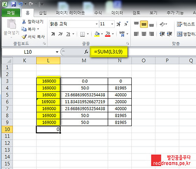 reddreams_엑셀_유령문자