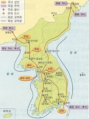 조선시대 - 경강상인 조선소.,밤섬.