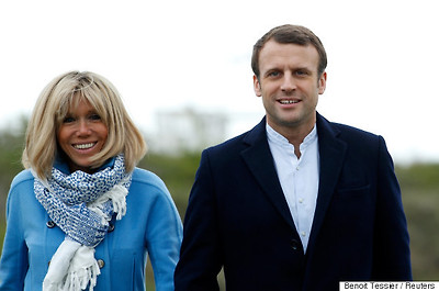 프랑스 마크롱 대통령 당선자, 24살 연상부인 및 파격적인 가족관계