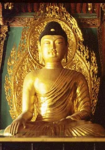 영주 부석사 소조아미타여래좌상