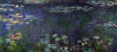Monet Green Reflexions