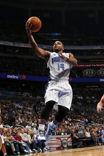   Jameer Nelson #14 Of The Orlando Magic Shoots
