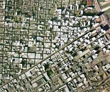 샌프란시스코와 같은 대도시에서 뷰어를 적절한 보기 고도에 배치합니다.