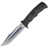 SOG Specialty Knives & Tools E37N-CP Seal Pup Elite Knife with Straight Edge Fixed 4.85-Inch Steel Blade and GRN Handle, Satin Finish