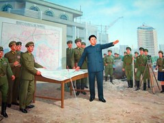 Pyongyang metro under construction