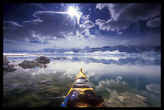 Sun Breaks Through, Mono Lake 작성자 Buck Forester