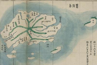 Korean Map of Ulleungdo (1884 - 1894)
