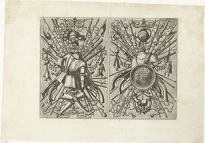 Twee verticale trofee?n