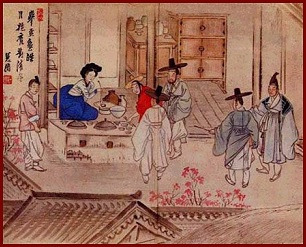 신윤복의 화첩 -[주막]