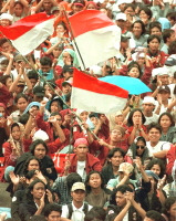 인도네시아 자카르타 유혈시위 발생