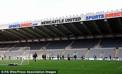 War of words: The council are still fuming with Ashley's decision to re-brand St James' Park