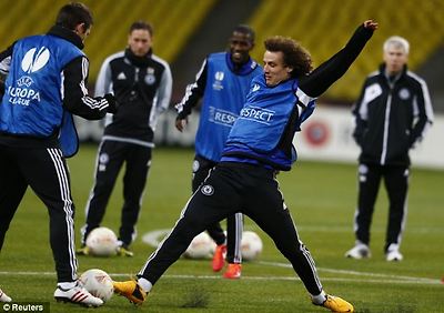 Full stretch: Chelsea have played a grueling 57 games in all competitions this season