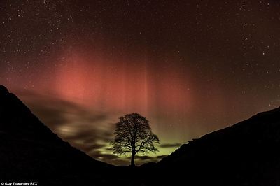 He added: 'When they do get here they cause the gas atoms in the sky to glow. It is as simple as that'