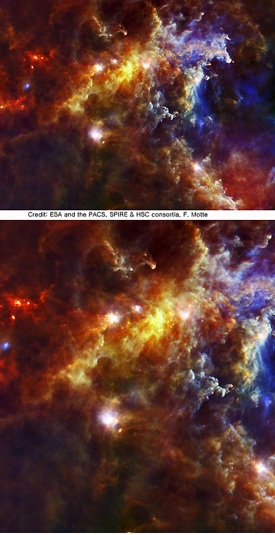 5천광년 너머, 아기 별들이 태어나는 장미 성운