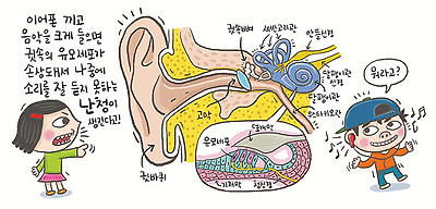 이어폰 관련 일러스트