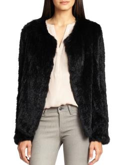 Joie - Aviana Rabbit Fur Coat