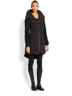 Ashley B - Down Fishtail-Hem Coat