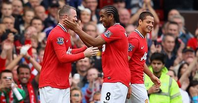 Manchester United v Arsenal Wayne Rooney second goal