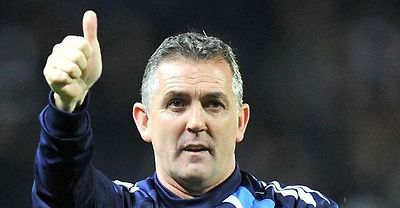 Blackburn v Bolton Owen Coyle thumbs up